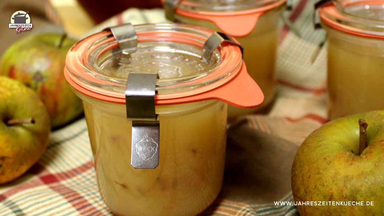 Hausgemachte Apfelmarmelade mit Vanille: Einfaches Rezept