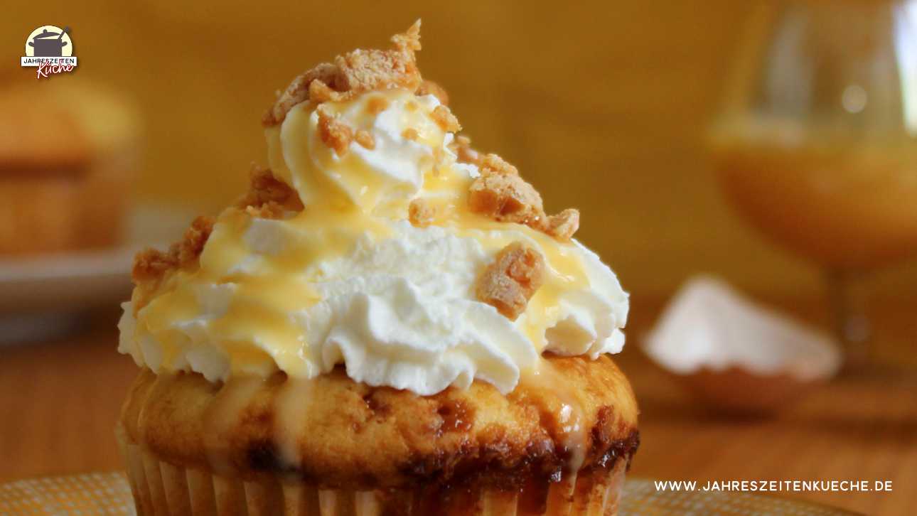 Saftige Eierlikör-Muffins mit Butterkaramell - sehr lecker!