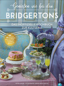 Buchcover von Genießen wie bei den Bridgertons von Petra Milde