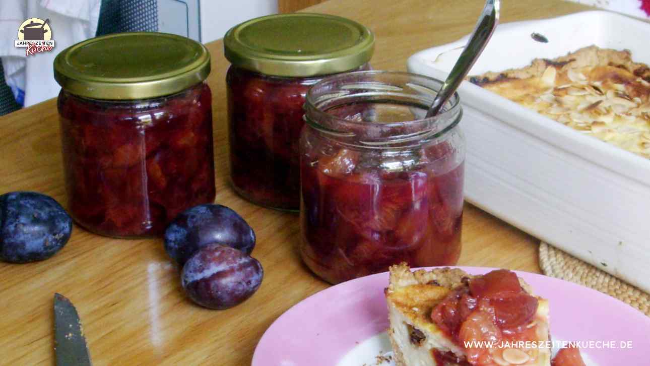 Zwetschgenkompott: Rezept mit echter Vanille und Xylit
