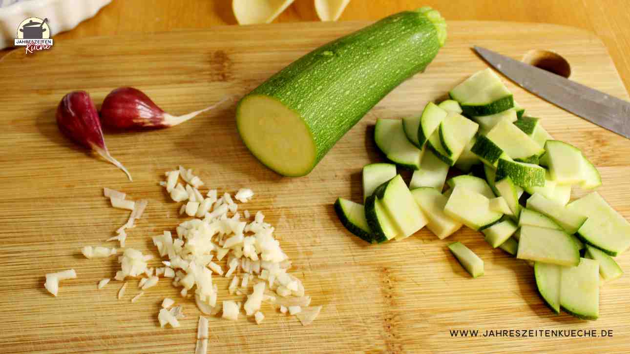 Gefüllte Conchiglioni mit Zucchini- und Tomaten-Füllung