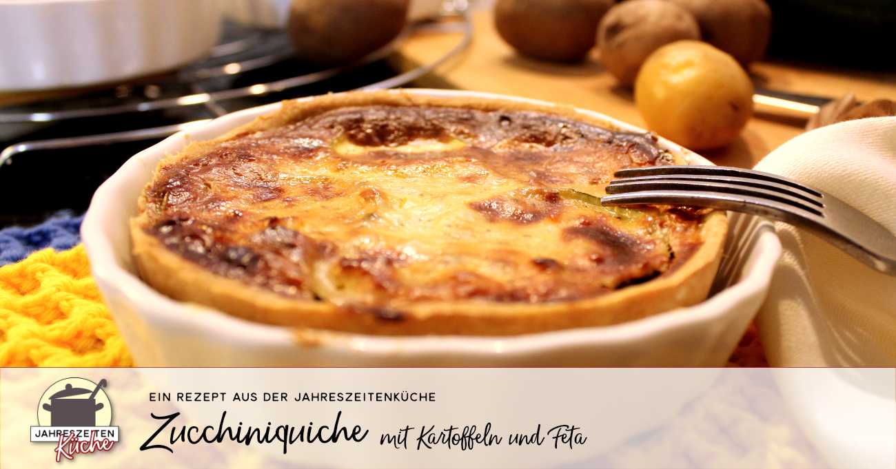 Herzhafte Zucchini-Feta-Quiche | Jahreszeitenküche Herzhafte Zucchini-Feta-Quiche | Jahreszeitenküche
