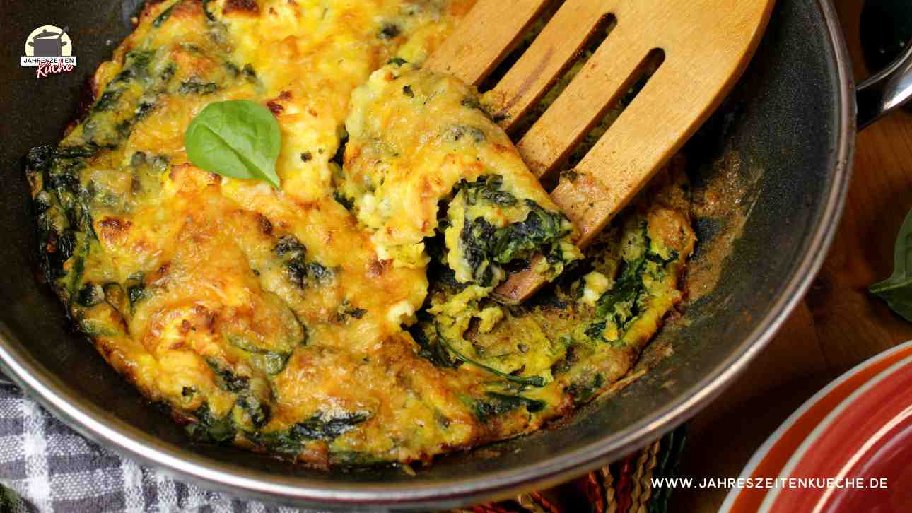 Schnelles Spinat-Frittata | Rezept nach Dinah Stricker