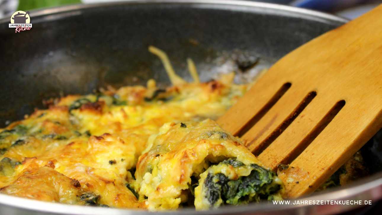 Schnelles Spinat-Frittata | Rezept nach Dinah Stricker