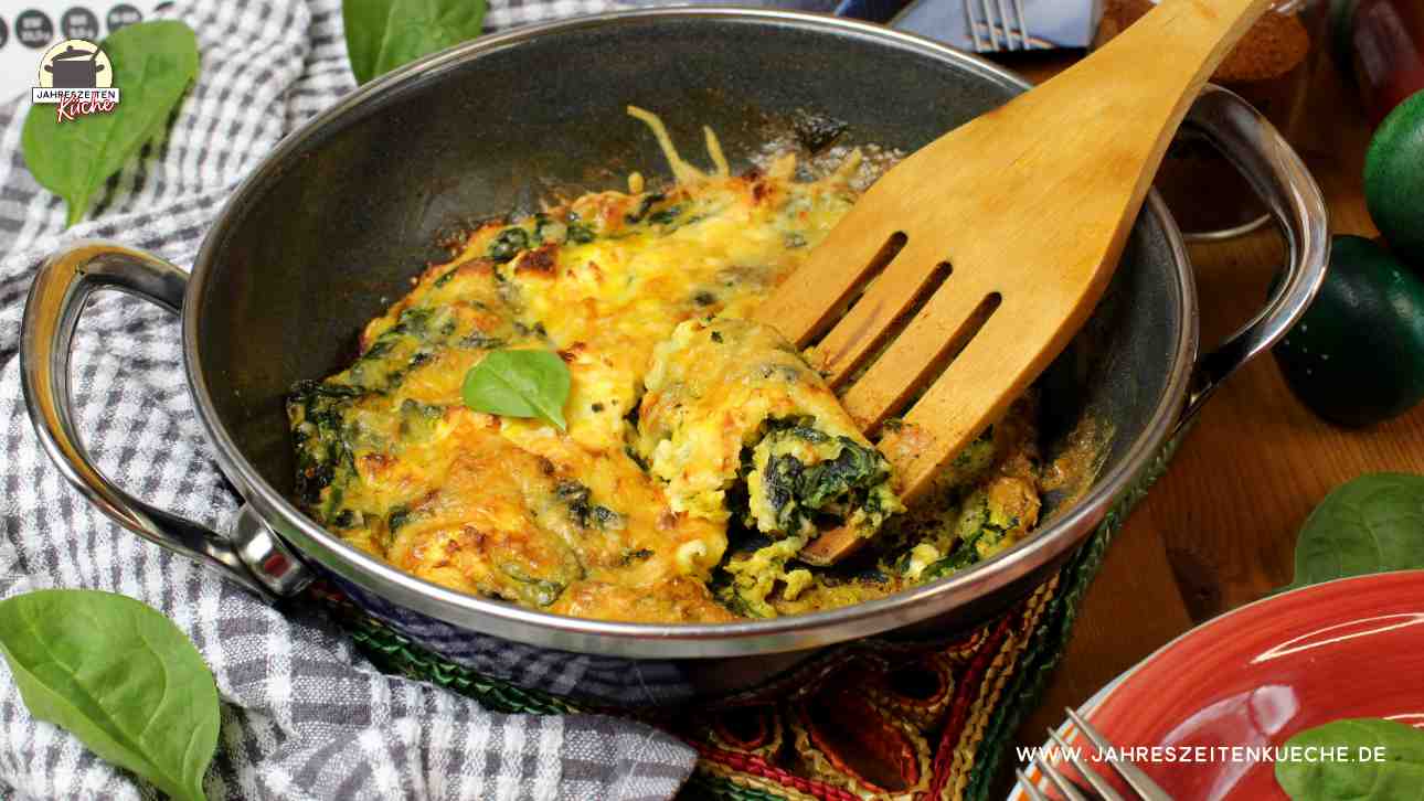 Schnelles Spinat-Frittata | Rezept nach Dinah Stricker