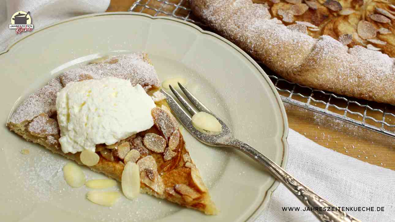 Apfel-Galette mit Zimt und Mandeln | Jahreszeitenküche