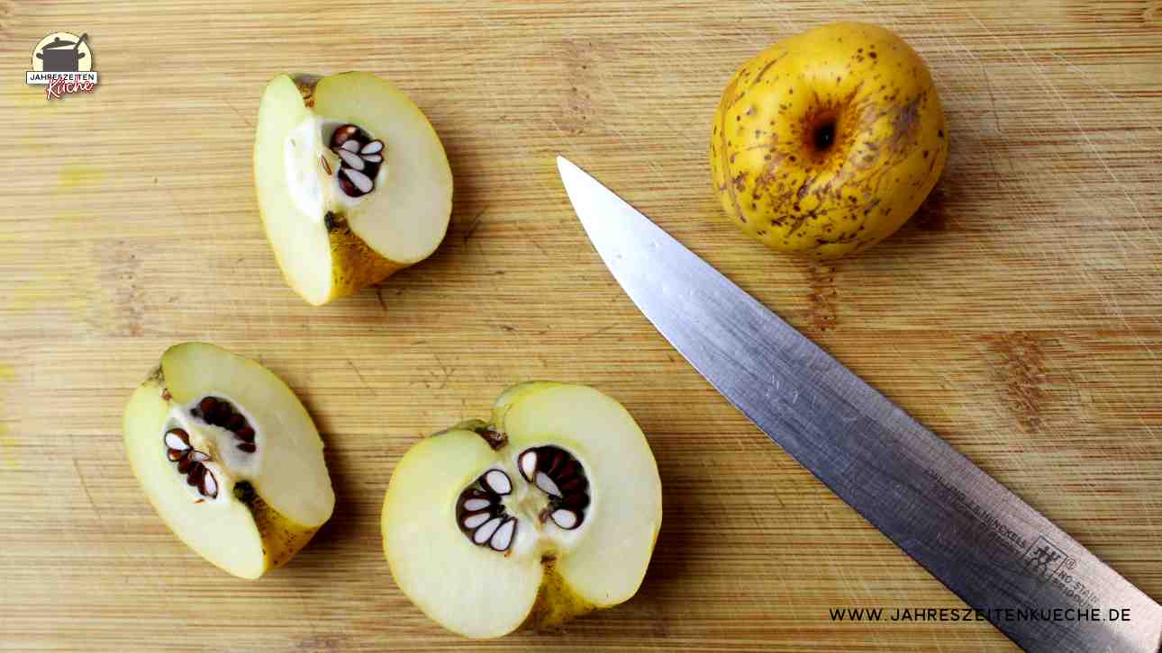 Kürbis-Zierquitten-Marmelade ohne Gelierzucker kochen